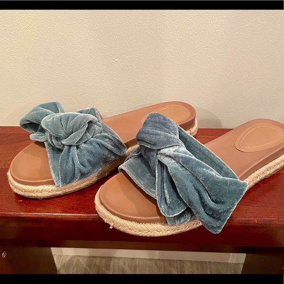 Zara espadrille slides 8.5